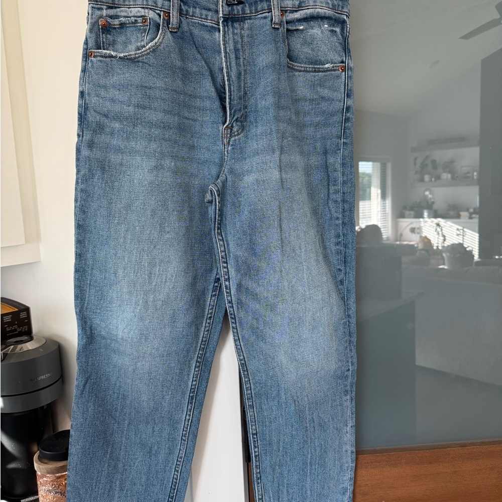 Abercrombie & Fitch Light Blue Straight Jeans